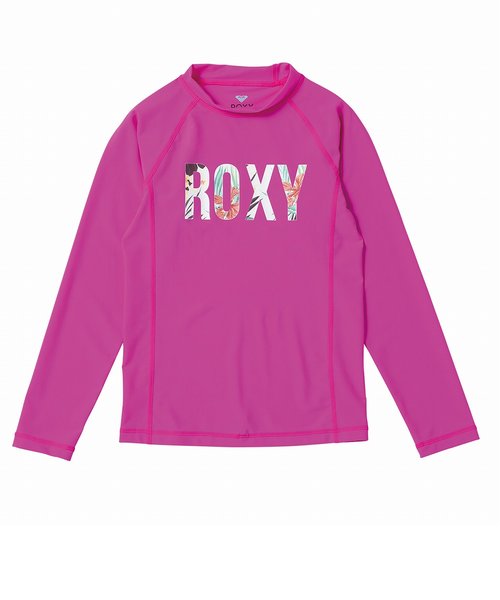 【ROXY ロキシー 公式通販】ロキシー（ROXY）ラッシュガード UVカット (100-150cm) MINI BOTANICAL LOGO L/S