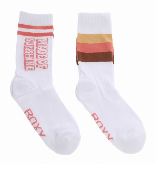 【ROXY ロキシー 公式通販】ロキシー（ROXY）2PK ソックス RX CREW SOCKS A