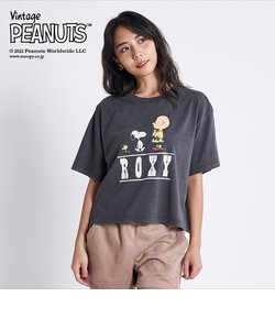 【ROXY ロキシー 公式通販】ロキシー（ROXY）【Vintage PEANUTS】Tシャツ PEANUTS CROPPED TEE
