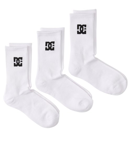 【DC ディーシー公式通販】ディーシー （DC SHOES）SPP DC CREW 3PK ソックス 靴下