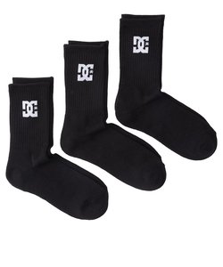 【DC ディーシー公式通販】ディーシー （DC SHOES）SPP DC CREW 3PK  ソックス 靴下