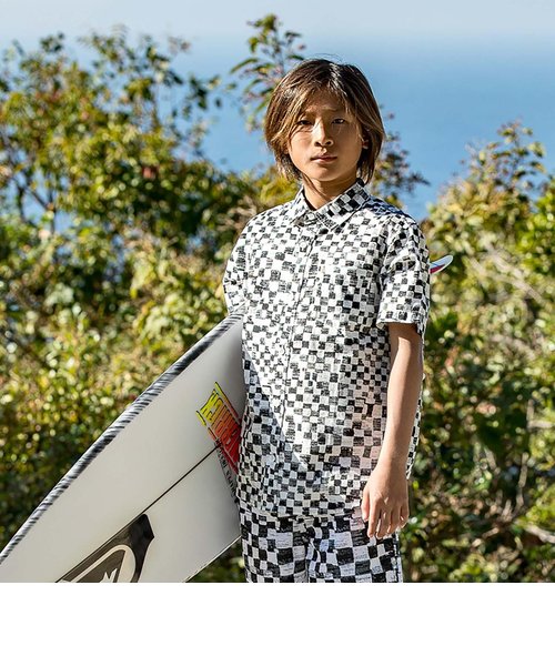 【QUIKSILVER クイックシルバー 公式通販】クイックシルバー （QUIKSILVER）SATURN DISTORT SS YOUTH  キッズ  シャツ