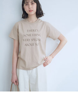 【SOMETHING】【WEB限定】プリントロゴTシャツ