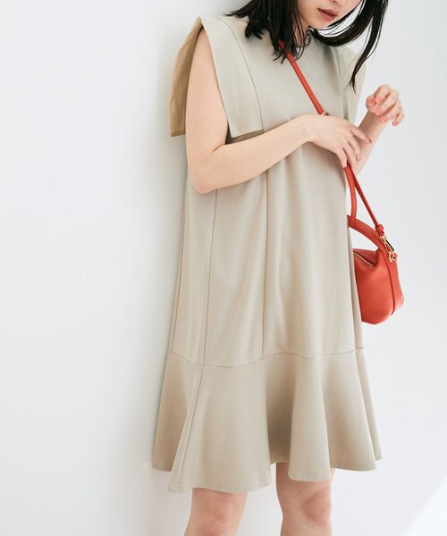 Vis A Vis 異素材カットミニワンピース Vis ヒ ス の通販 Mall