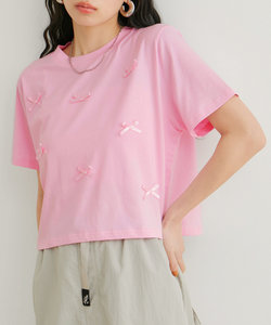 【WEB限定】リボンモチーフTシャツ