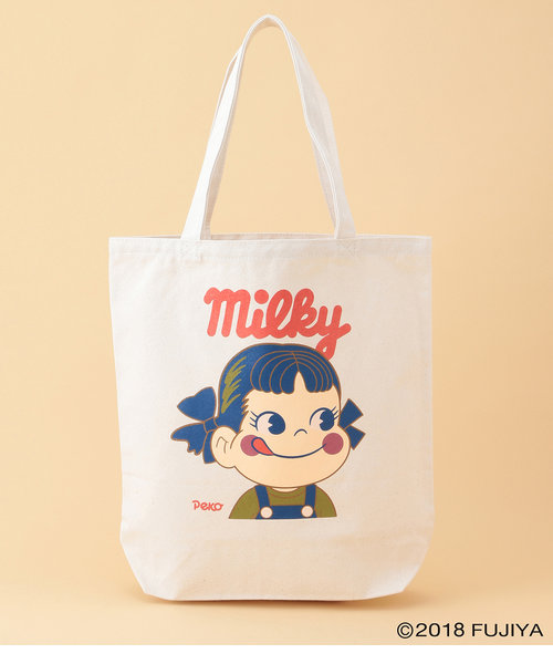 【ROPE' PICNIC KIDS】【milky】ペコビッグトートバッグ