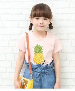 【ROPE' PICNIC KIDS】パイナップルTシャツ