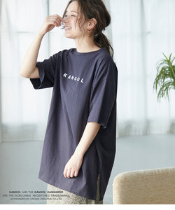 【KANGOL×ROPE' PICNIC】ロゴBIG Tシャツ