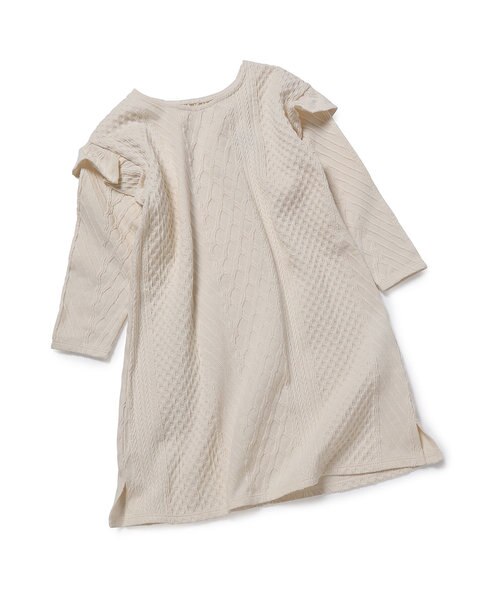 Rope Picnic Kids カットケーブルワンピース Rope Picnic ロペピクニック の通販 Mall