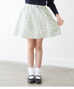 【KIDS】小花インパンツ付スカート
