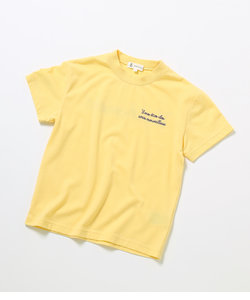 【KIDS】配色メッセージ半袖Tシャツ