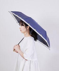 【晴雨兼用】【Wpc.】遮光レモン刺繍ミニアンブレラ
