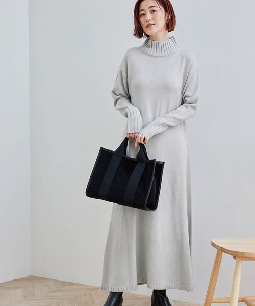 ハイネックaラインニットワンピース Rope Picnic ロペピクニック の通販 Mall