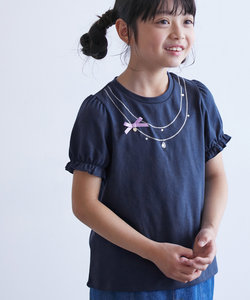 【KIDS】ネックレス風プリントTシャツ
