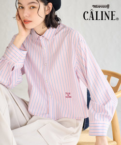 CALINE×ROPE' PICNIC/UVカットクロップド丈シャツ