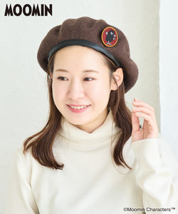 【MOOMIN ×ROPE' PICNIC】ワッペン付きベレー帽