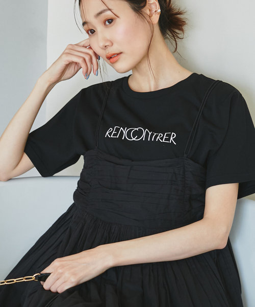 RENU/ロゴ&フォトTシャツ/リンクコーデ