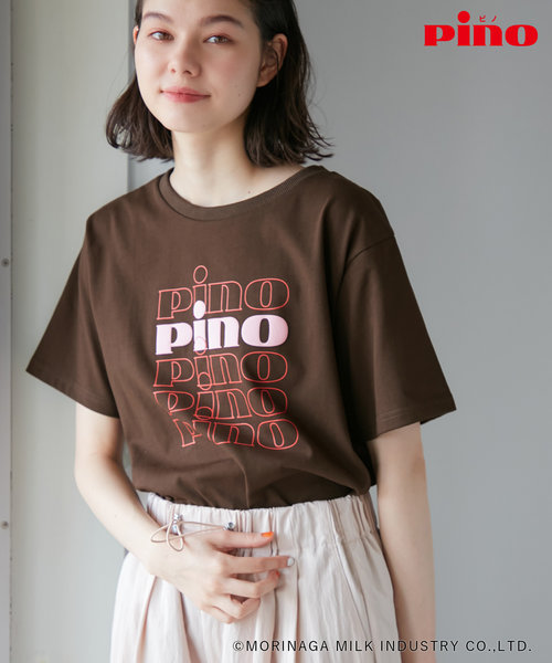 【Pino meets ROPE' PICNIC】PinoロゴひんやりTシャツ