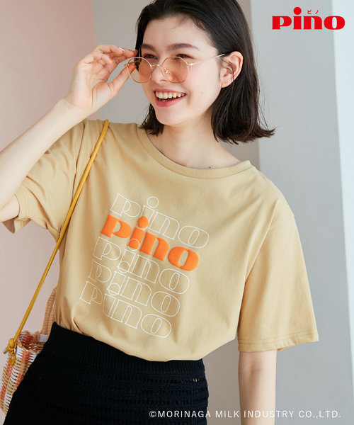 【Pino meets ROPE' PICNIC】PinoロゴひんやりTシャツ