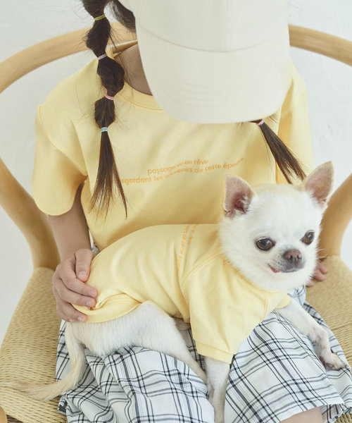 【DOG】RENU/PHOTO＆LOGOTシャツ/リンクコーデ