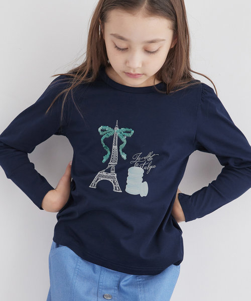 【KIDS】モチーフアソートロングTシャツ