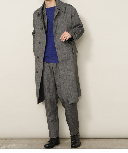 【ADAM ET ROPE】HYBRID TWEED コート