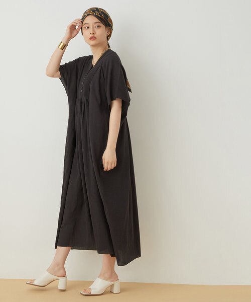 Web限定 コードピンタックカフタンワンピース Adam Et Rope アダムエロペ の通販 Mall