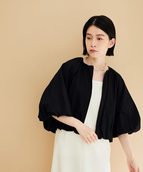 バルーンショートカーディガン | ADAM ET ROPE 