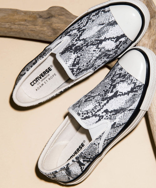 【CONVERSE for ADAM ET ROPE'】EXCLUSIVE Python ALL STAR US SLIP-ON