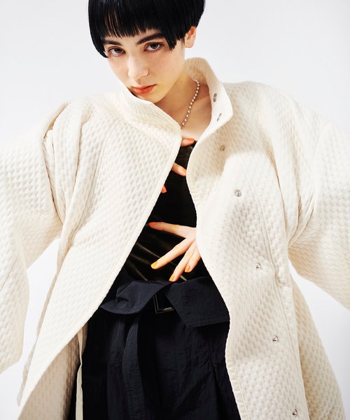 【WEB限定】膨れジャカードブルゾン | ADAM ET ROPE’（アダムエロペ）の通販 - &mall