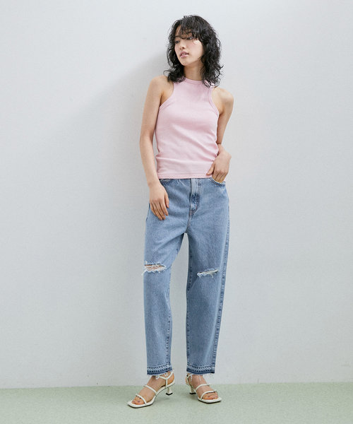 NEEDBY】LISA FIT HIGHRISE TAPERED | ADAM ET ROPE'（アダムエロペ