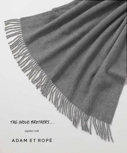 【THE INOUE BROTHERS together with ADAM ET ROPE'】大判ストール / UNISEX