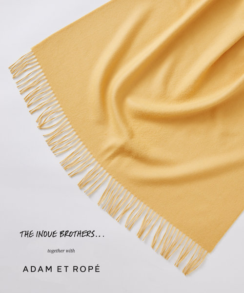 【THE INOUE BROTHERS together with ADAM ET ROPE'】大判ストール / UNISEX