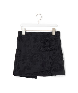 GANNI Boucle Jacquard Suiting Mini Skirt