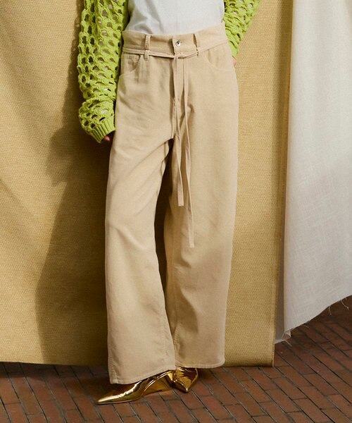 一部WEB限定サイズ】ガーメントダイコーデュロイパンツ | ADAM ET ROPE  