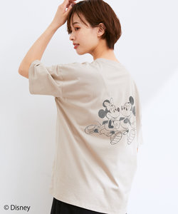 ミッキーマウス / バックプリントTシャツ