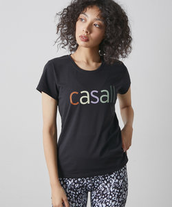 【Casall】Block logo 半袖Tシャツ