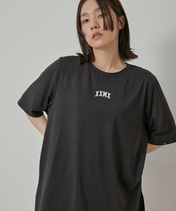 【XEXYMIX】スリット入りルーズフィット半袖Tシャツ