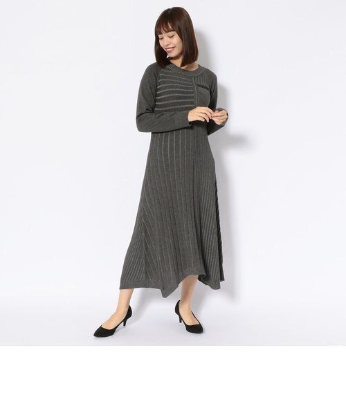 リブ イレギュラリティ ヘム ワンピース Rib Irreguarity Hem Onepiece Avirex アヴィレックス の通販 Mall