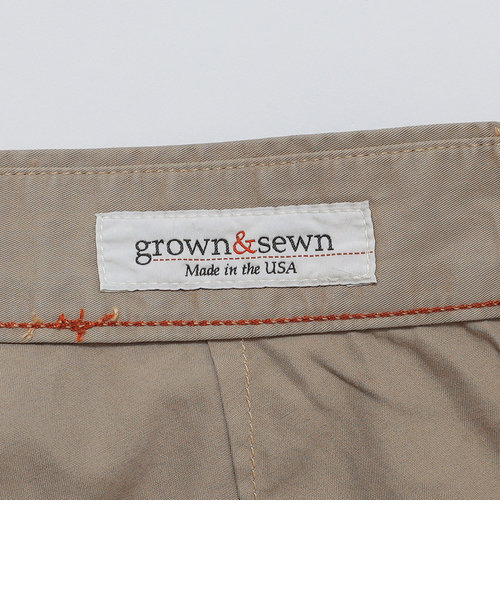 GROWN&SEWN: Independent Slim Pant - Feather Twill | SHIPS