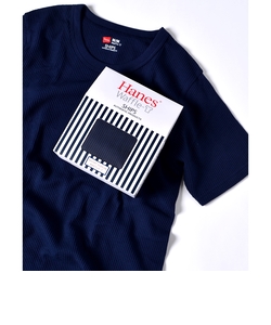 Hanes×SHIPS AUTHENTIC PRODUCTS: ワッフル ショートスリーブ Tシャツ