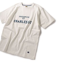 RUSSELL ATHLETIC×SHIPS: 別注 プリント Tシャツ 19SS