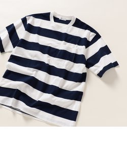 SHIPS any :リラックス フィット ワイドボーダー Tシャツ