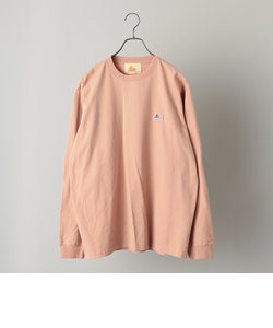 【SHIPS別注】KELTY: ワンポイント ネイビーロゴ ロングスリーブ Tシャツ (ロンT)