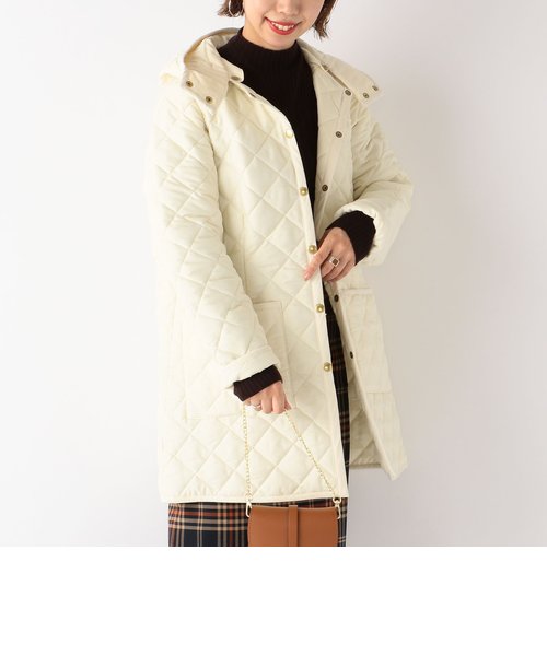 【SHIPS any別注】Traditional Weatherwear: ARKLEY HOOD フードノーカラー キルティングジャケットコート