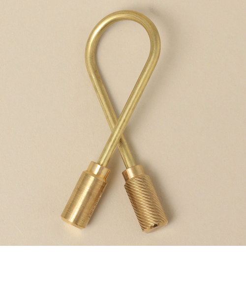 Craighill Closed Helix Keyring - Brass