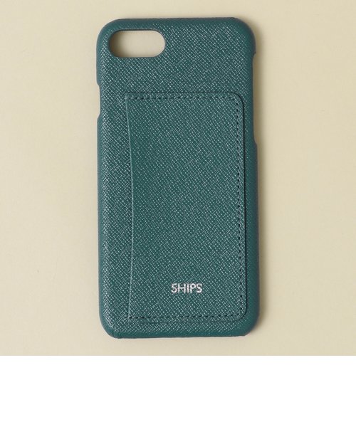 SHIPS:【SAFFIANO LEATHER】ゴートレザー iPhoneケース (iPHone 7/8/SE(第二世代)