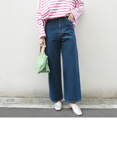 SHIPS any:〈ウォッシャブル〉ルーズ フィット デニム パンツ［SHIPS any DENIM］