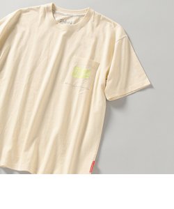 【WEB限定/SHIPS別注】Manhattan Portage: ネオンカラー エンブロイダリー ロゴ Tシャツ