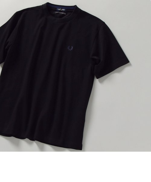 【WEB限定/SHIPS別注】FRED PERRY: SOLOTEX（R) 鹿の子 ワンポイント ロゴ Tシャツ